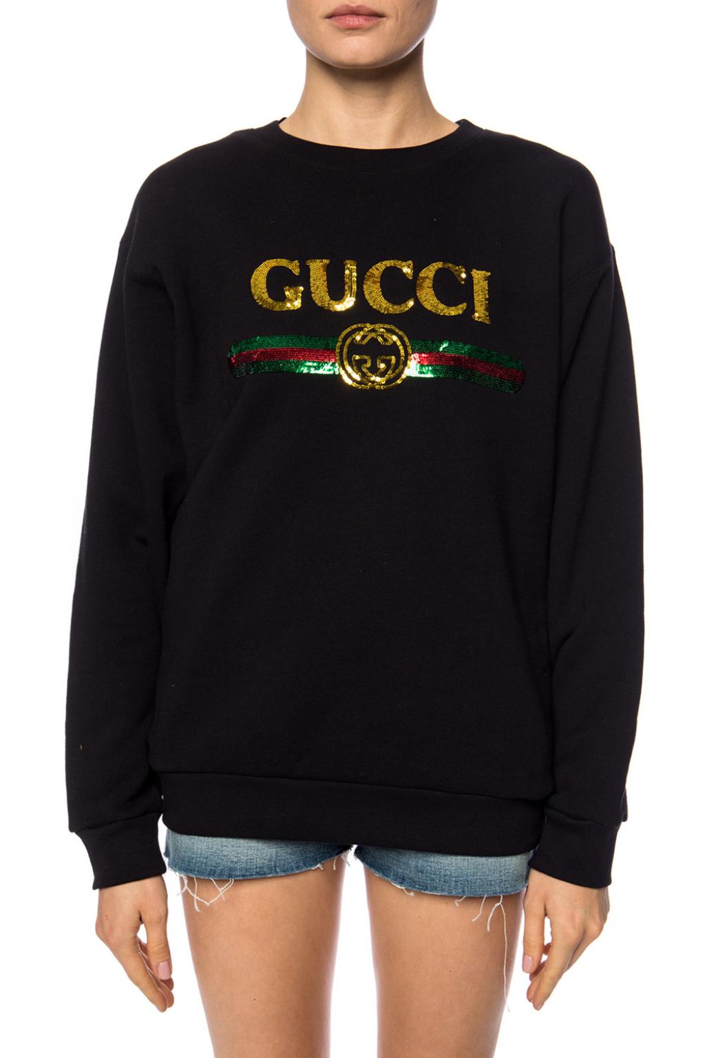 Gucci sequin sweatshirt sale